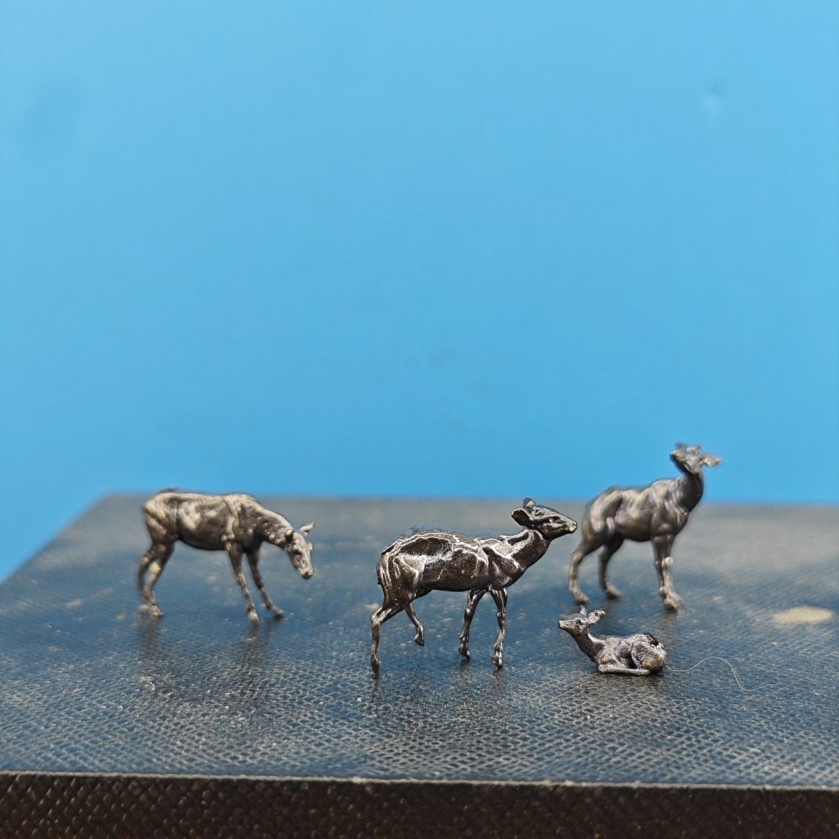 Bonsai Garden China - Miniature Deer Figurines Set of 4