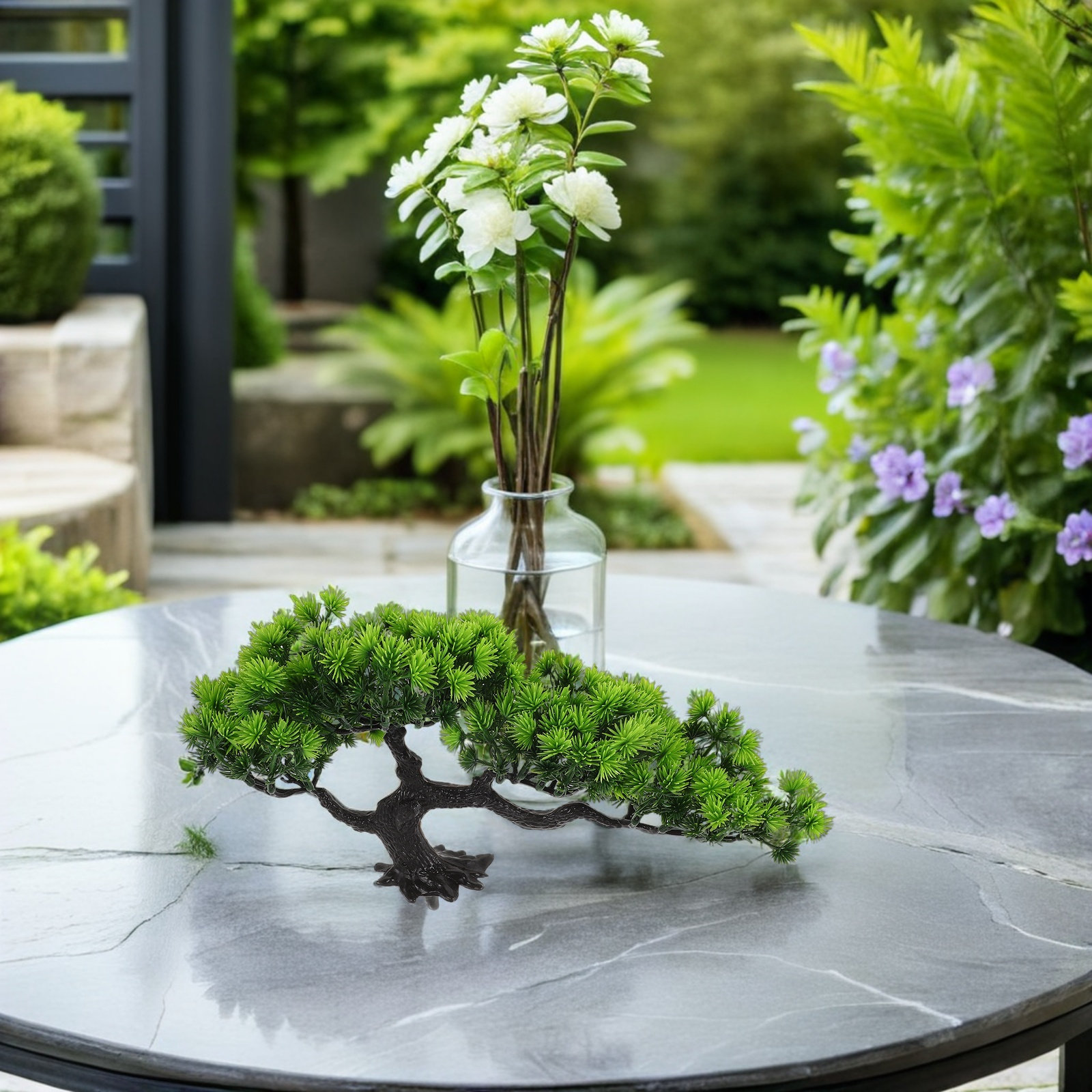 2Pcs Artificial Bonsai Tree Ju - مراجعة Bonsai Garden Juniper وسعره