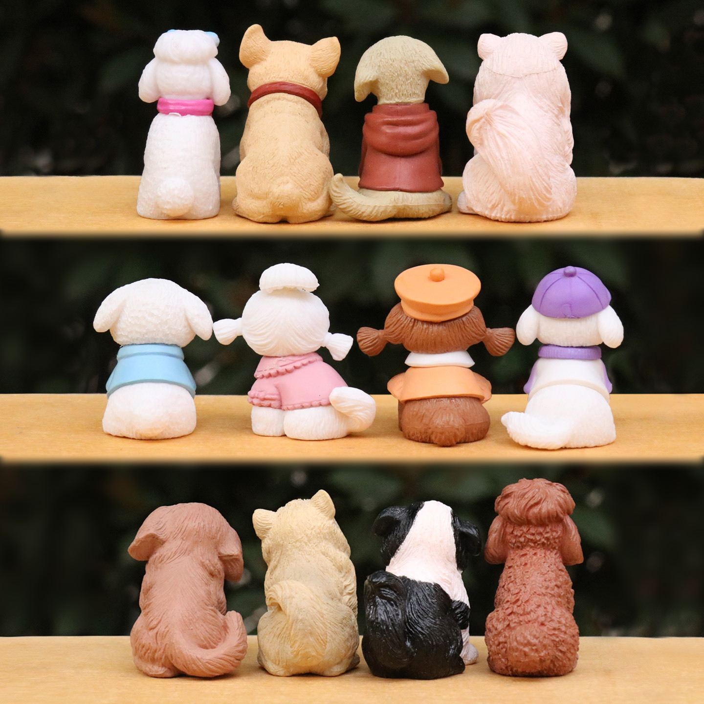 12pcs Cute Simulation Dog Pupp - مراجعة First Bonsai Garden وسعره