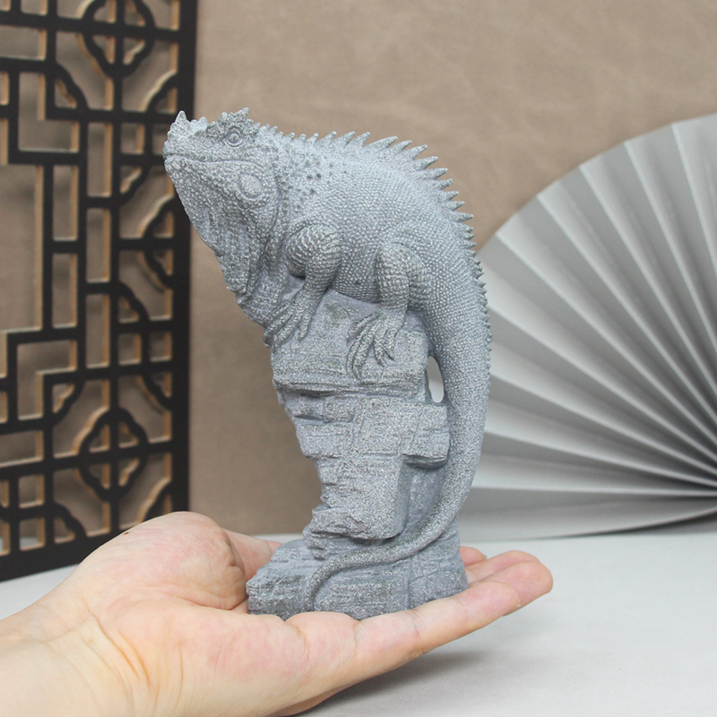 Artificial Stone Lizard Lion D - مراجعة Bonsai Garden China وسعره