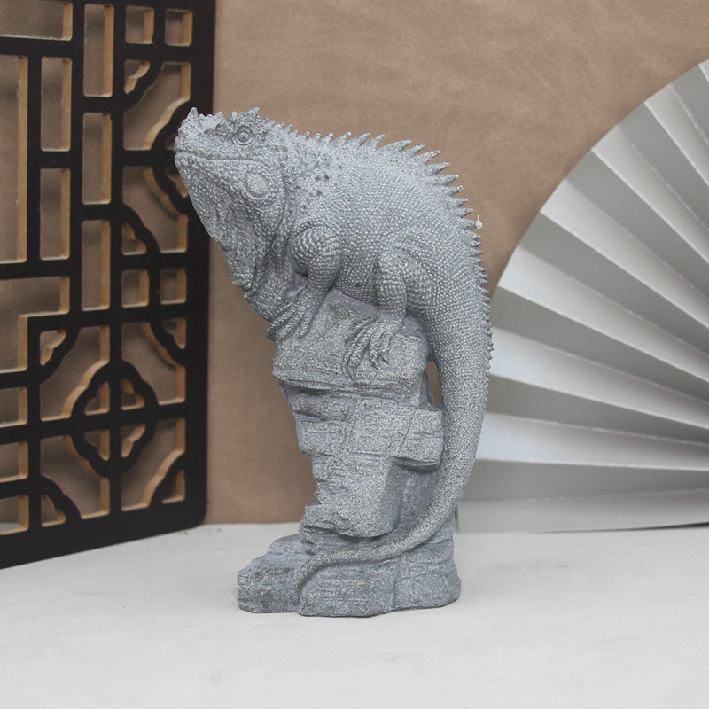 Artificial Stone Lizard Lion D - مراجعة Bonsai Garden China وسعره