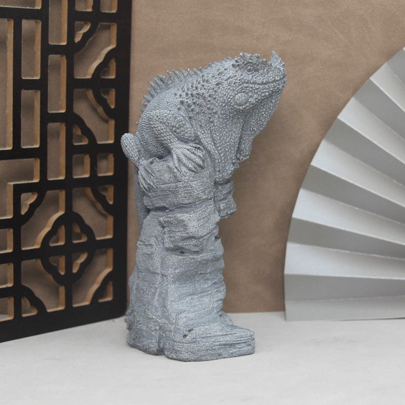 Artificial Stone Lizard Lion D - مراجعة Bonsai Garden China وسعره