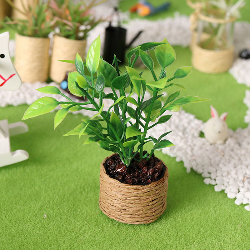1:12 Dollhouse Mini Orange Tre - مراجعة Bonsai Garden China وسعره