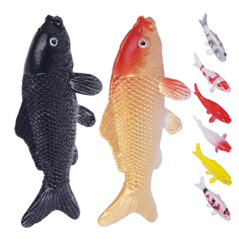 8Pcs Mini Koi Fish Statue Soft - مراجعة Bonsai Koi Garden وسعره