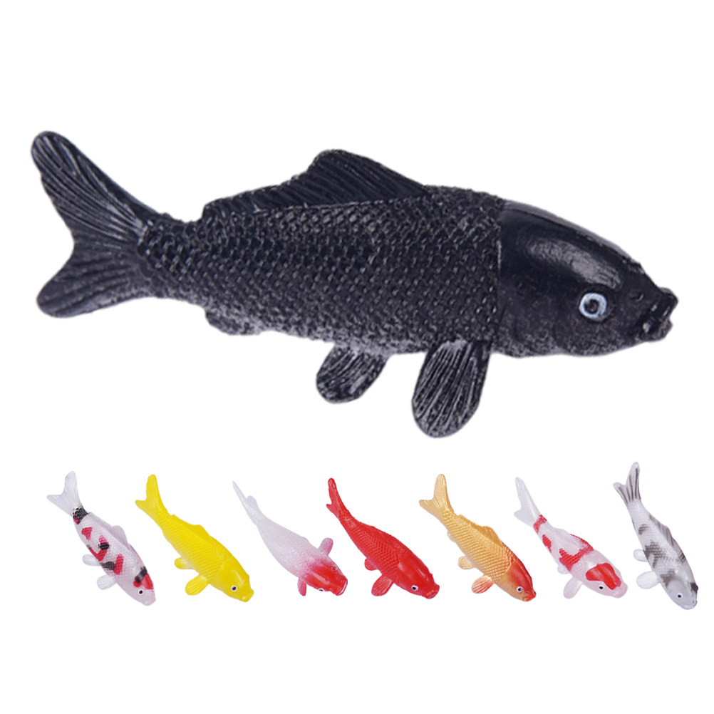 8Pcs Mini Koi Fish Statue Soft - مراجعة Bonsai Koi Garden وسعره