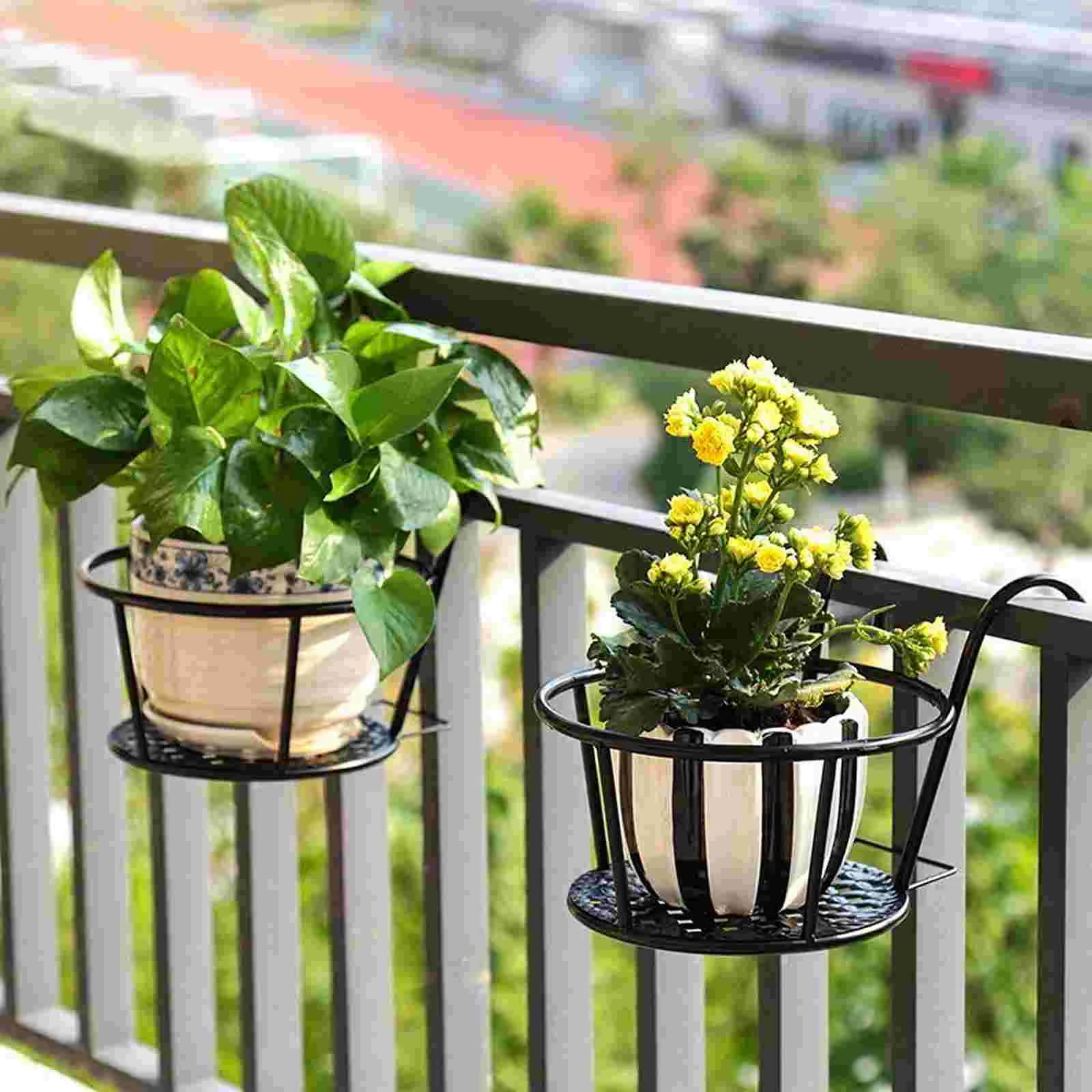 2 Pcs Iron Flower Pot Stand Wa - مراجعة Bonsai Garden China وسعره
