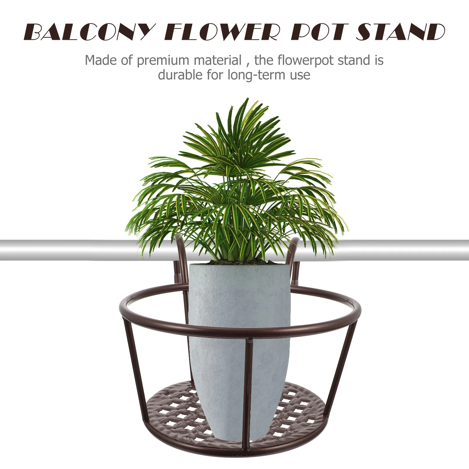 2 Pcs Iron Flower Pot Stand Wa - مراجعة Bonsai Garden China وسعره