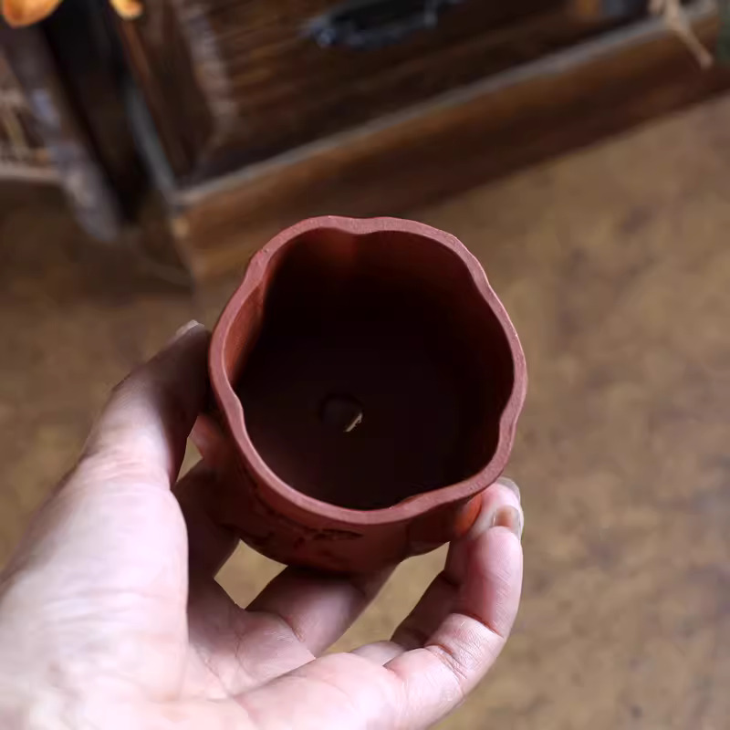 Purple Sand Bonsai Pot,Carved  - مراجعة Bonsai Garden China وسعره